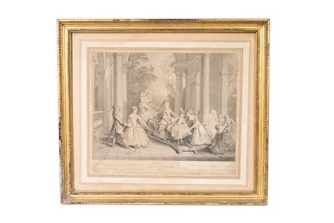 Nicolas Lancret, L'Enfance, engraving and etching by Nicolas de Larmessin IV (French, 1684-1753 or 1755)