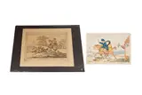 James Gillray, Scotch Harry on His Fast Trotter & Hounds Finding