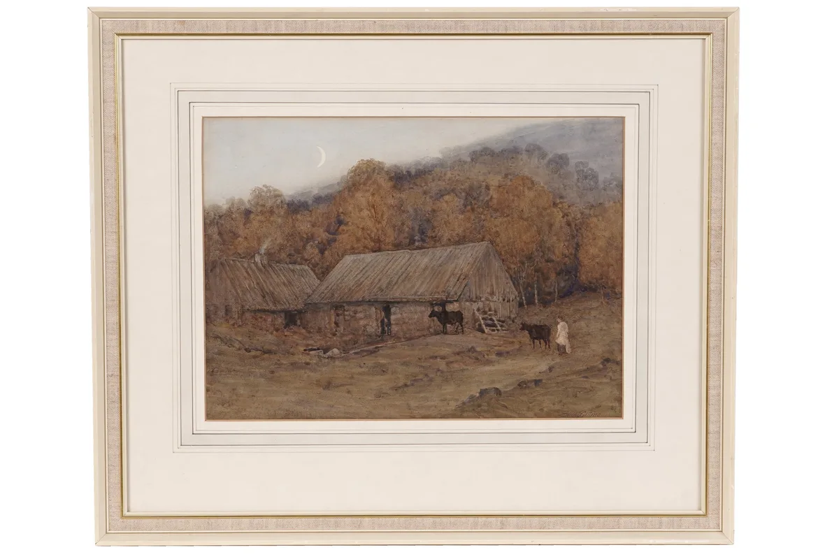 Edith Gittins, The Byre, watercolour