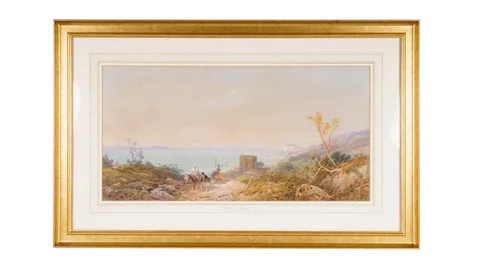 Thomas Miles Richardson Jnr., Straits of Messina, watercolour