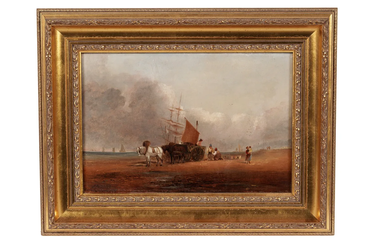 R. Patterson, North Shields, oil on board
