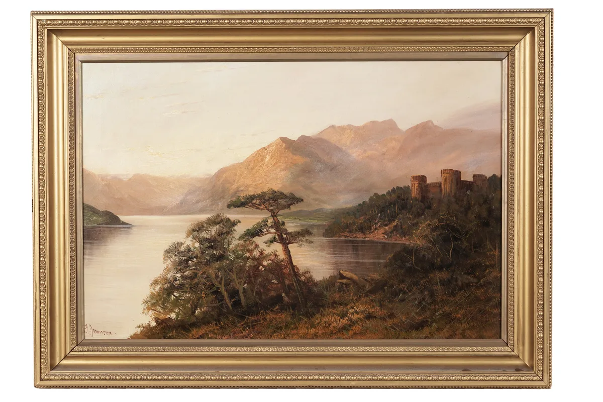 Francis E. Jaimeson, A Highland Loch View, oil on canvas