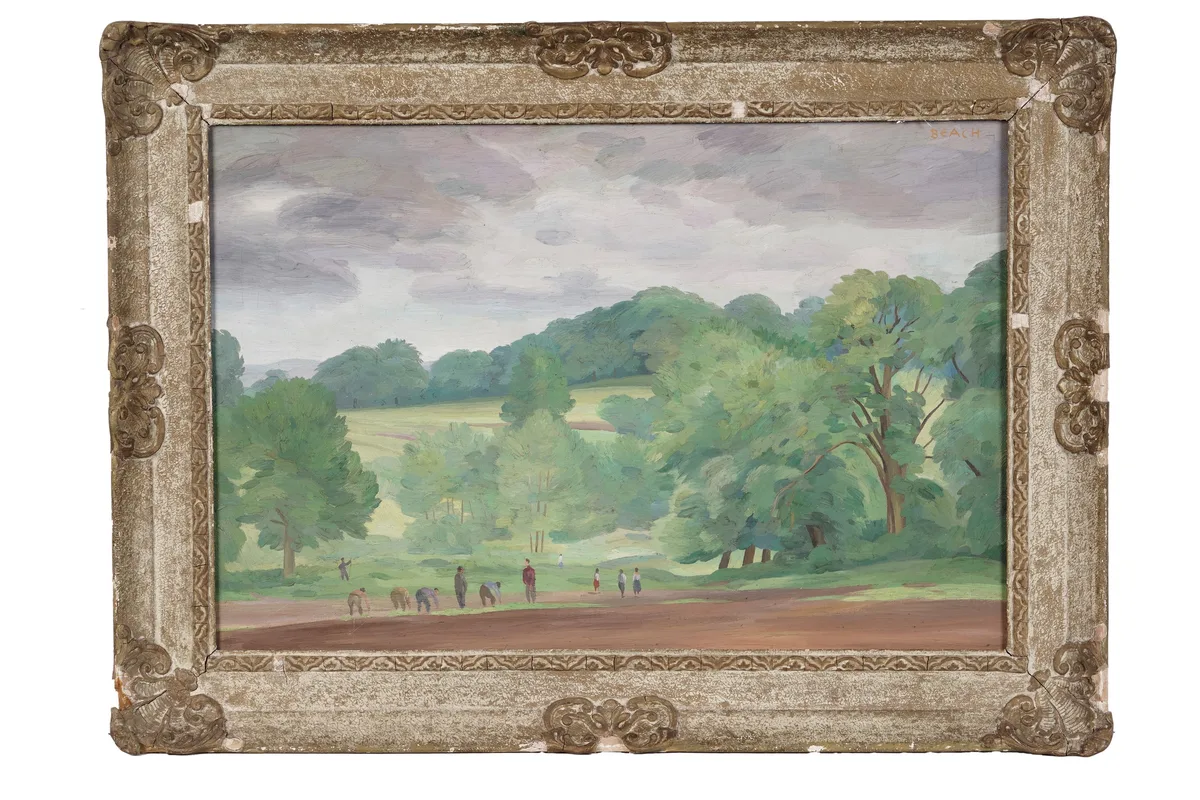 Adrian Beach, Smart's Heath, oil on canvas