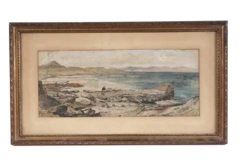 Jacob Thompson, View of Tayvallich, Scotland (1852), watercolour