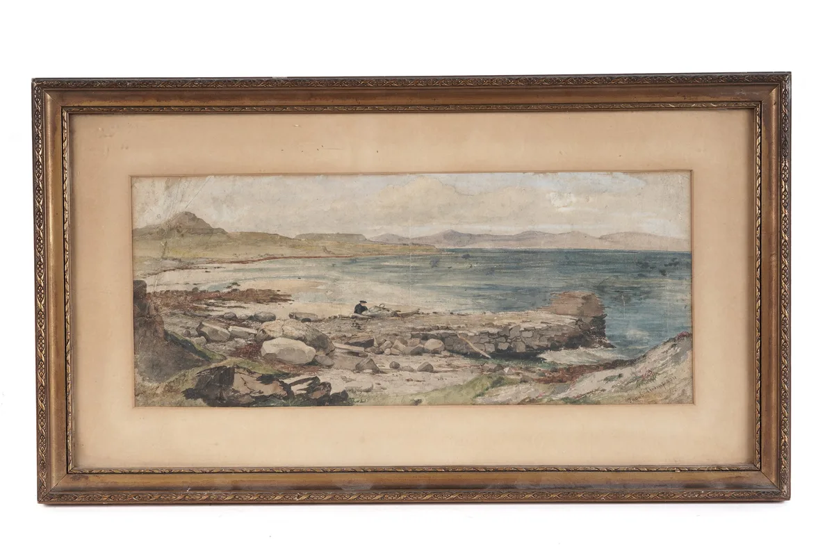 Jacob Thompson, View of Tayvallich, Scotland (1852), watercolour