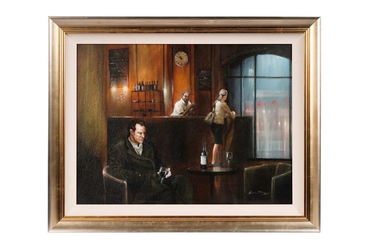 Kevin Day, Sobering Thoughts, oil on board
