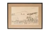Tom Carr, The Hunt, a Sketch