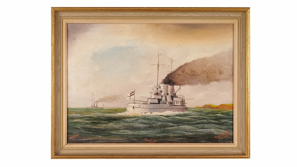 W. Lambert, Moltke, oil on canvas