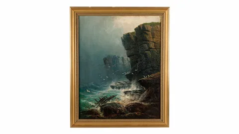 John Davison Liddell, The Force of Nature, oil on canvas