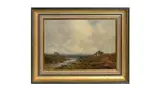 John Falconer Slater, Clouds Gather Over a Panoramic Vista