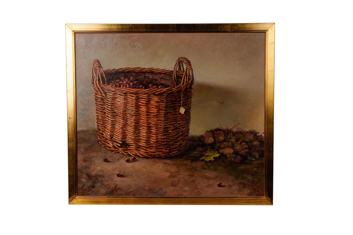 Enrique Azocar, The Basket... Abandoned, oil on canvas