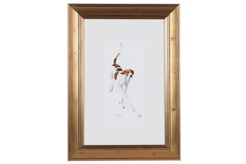 Mary Ann Rogers, Grappler, watercolour