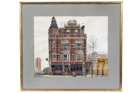 Robert Martin, Worlds End, Chelsea, watercolour