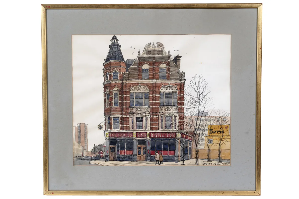 Robert Martin, Worlds End, Chelsea, watercolour