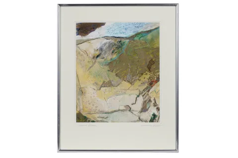 Michael Graham Bilton, Shadowed Intake, mixed media, oil, pastel, ink, and collage on paper