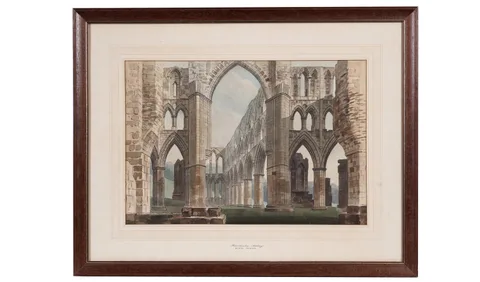 Byron Eric Dawson, Rievaulx Abbey, watercolour