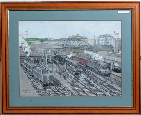 Arthur Gills, Huddersfield, 1958, watercolour