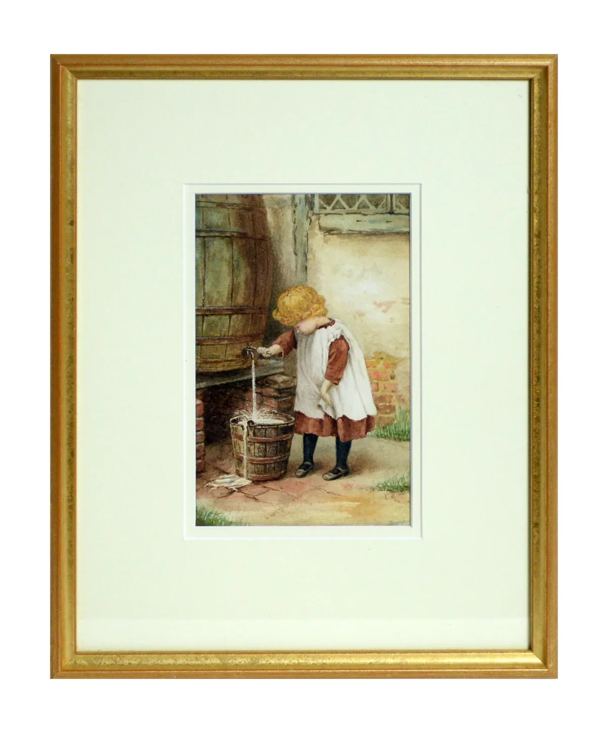 Jacob Richardson, The Water Bucket, watercolour