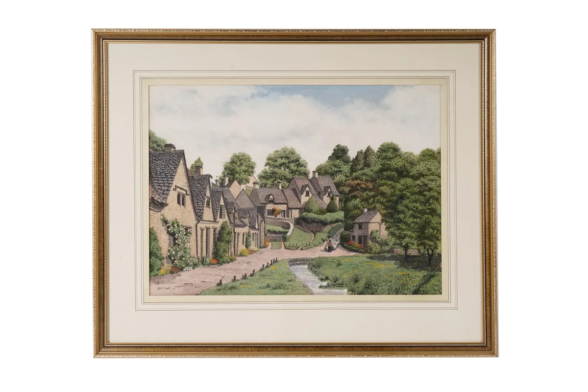 Dennis Kelly, Sheep Drive, watercolour