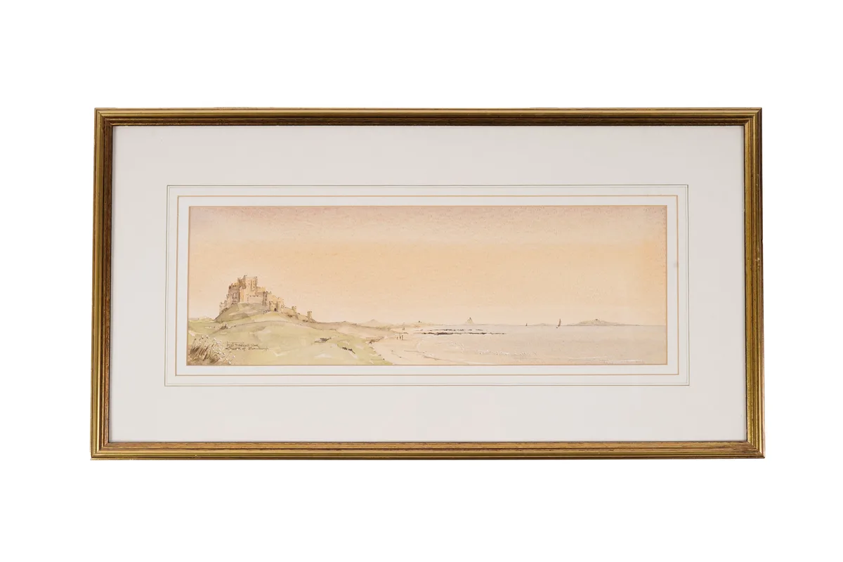 Phil Russell, South of Bamburgh, watercolour