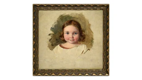 George Washington Brownlow, The Artist's Daughter, oil on board
