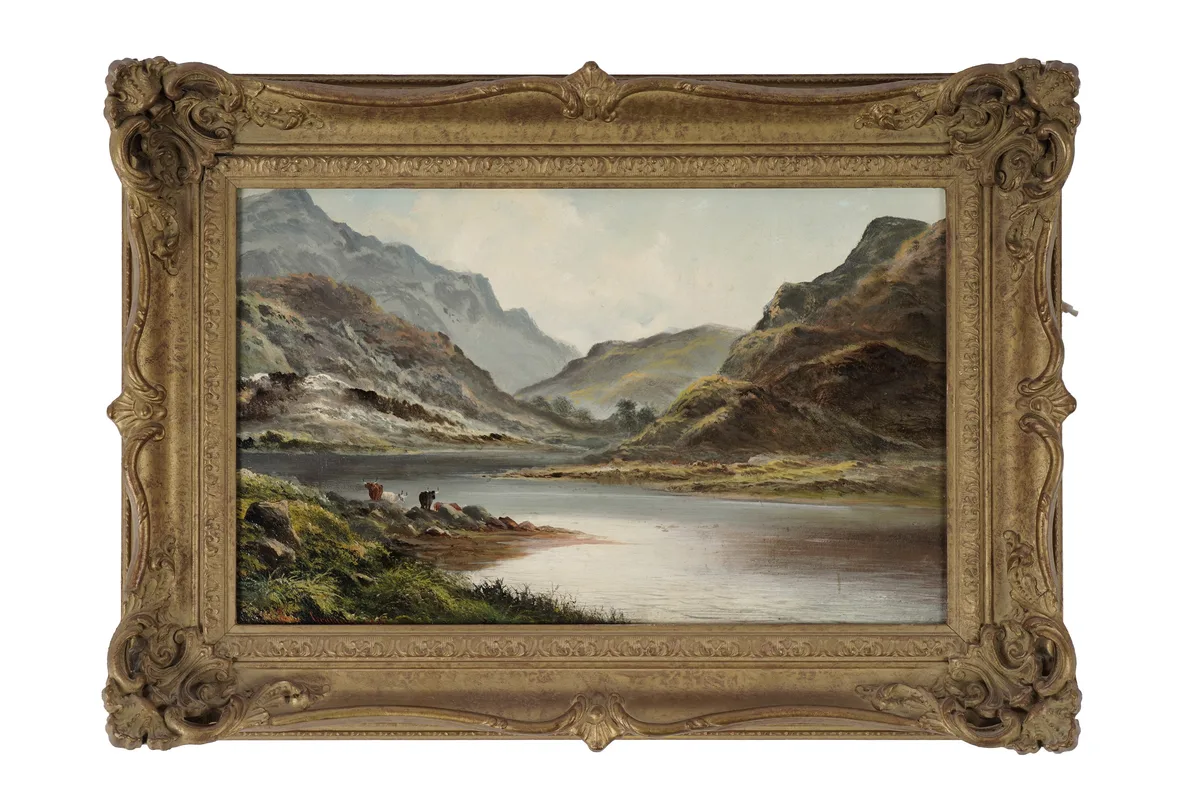 Anthony Graham, River View, Lesbury, oil on board
