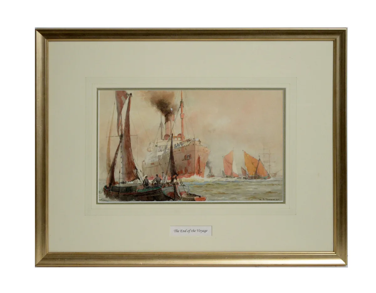 William Tomkin, The End of the Voyage, watercolour