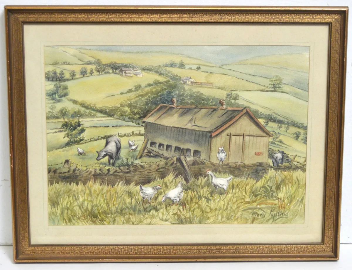 Mary Jane Kipling, The Old Hen House - Iveston, watercolour