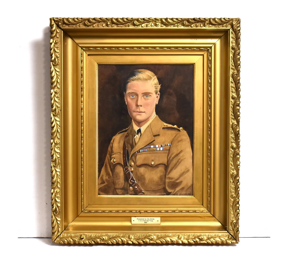 C. K. E. Huhndorf, Portrait of Edward VIII, Portrait of Edward VIII based on a photograph taken by Carl Vandyk