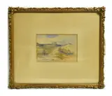 George Blackie Sticks, Puddle Reflections of a Cloud-Scudded Sky