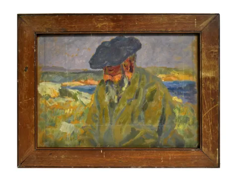 Frank Griffith, Jules Braut at Camdaret 1912, oil on board