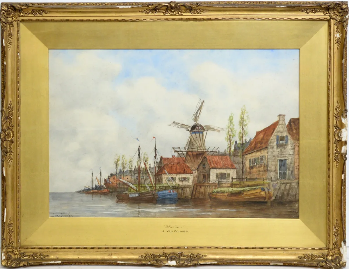 Jan Van Couver, Marken, watercolour