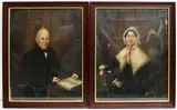 19th Century British School, A Georgian Portrait Pair