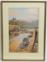 Walter Holmes, Seaton Sluice in the Late Sunshine
