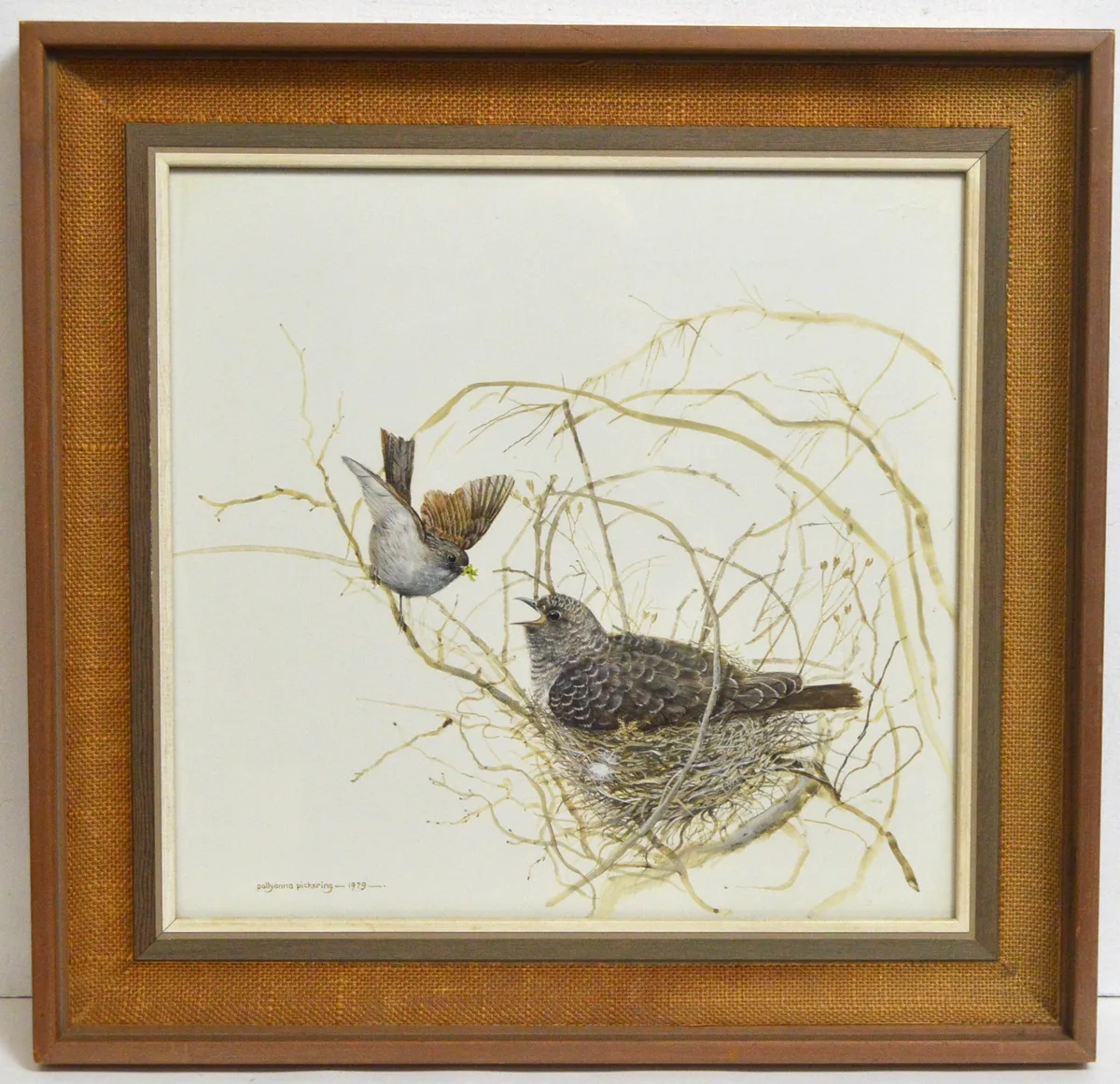 Pollyanna Pickering, A Cuckoo in the Nest, gouache