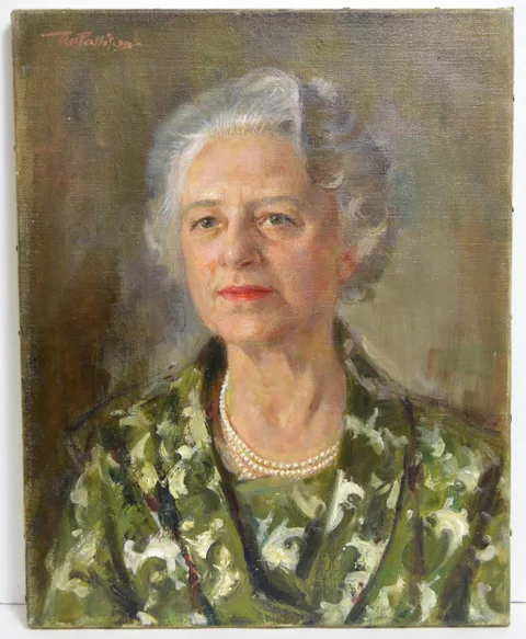Thomas William Pattison, Portrait of a Lady, oil