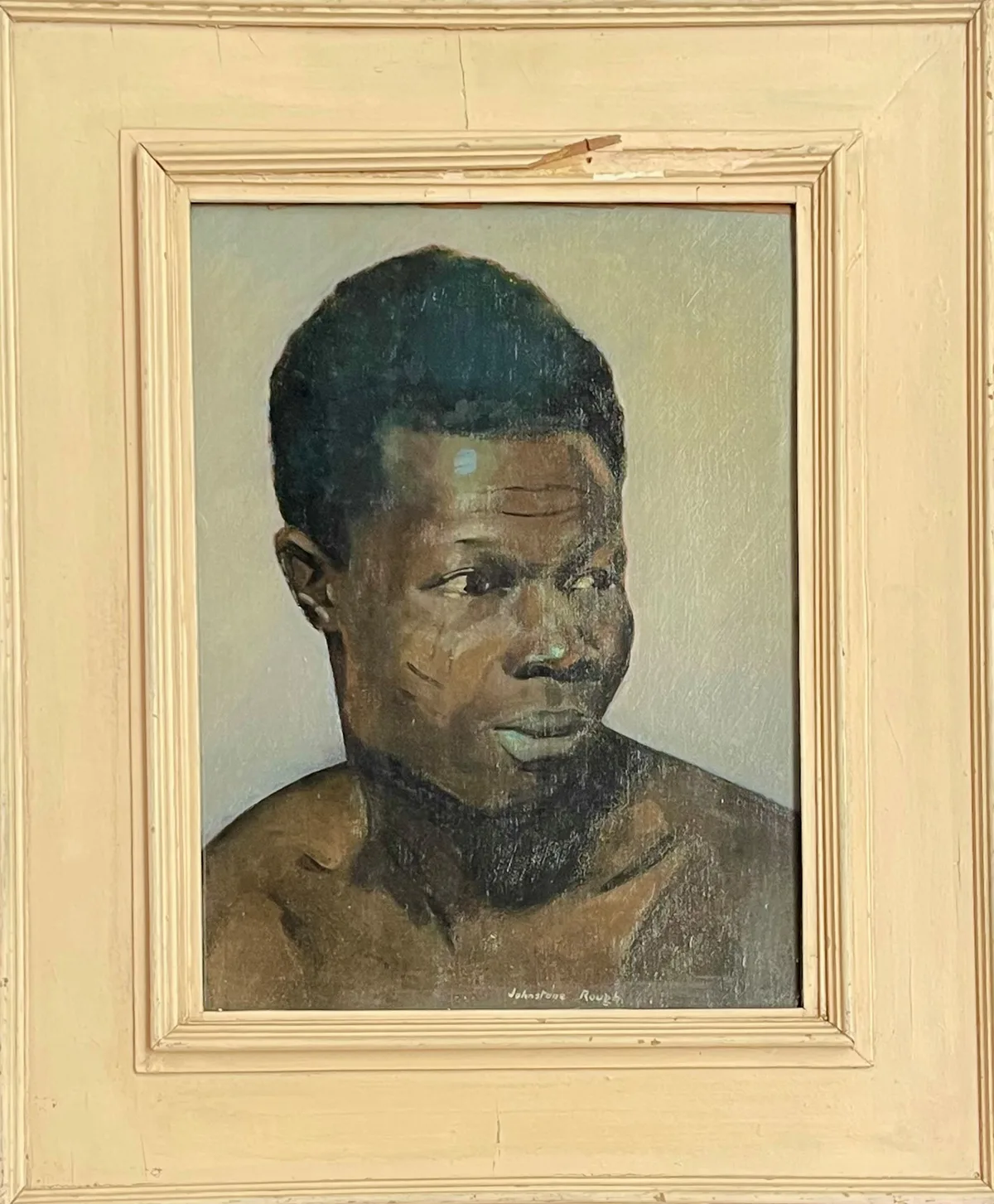 Johnstone Rough, The Happy Warrior, oil on board