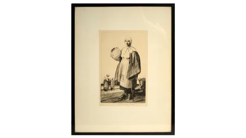 William Lee Hankey, The Water Carrier, pencil-signed to the margin, with artist's blindstamp