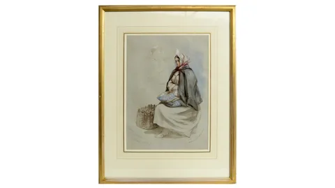 Thomas Miles Richardson, Newhaven Fisherwomen, A Study from Nature, watercolour