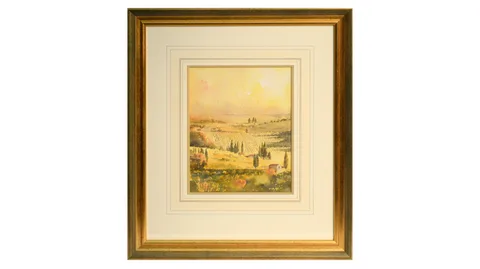 Alan Reed, Tuscany, watercolour