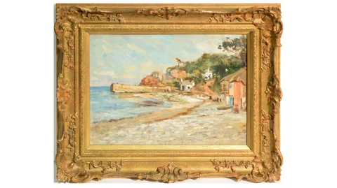 Babbacombe Bay by William Henry Dyer, oil on canvas, sold Apr 2023