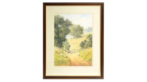 Joe Hush, By the River Aln, acrylic