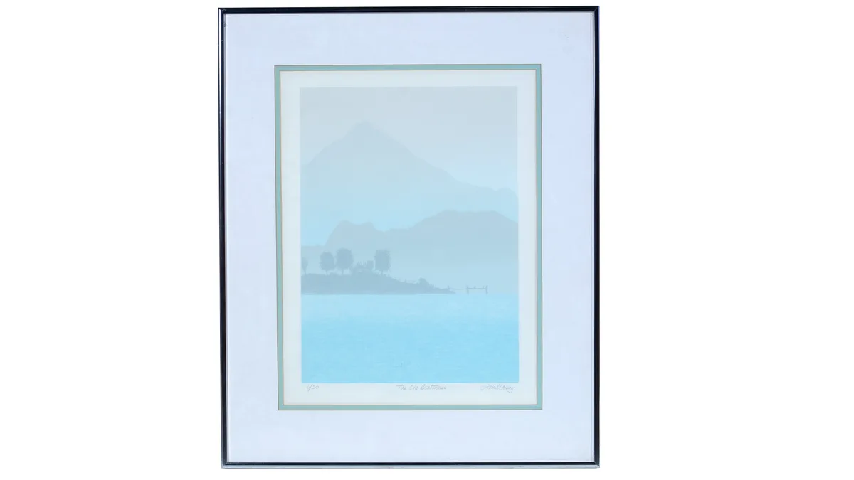 Jan King, The Old Boathouse, pencil signed, titled, and numbered to the margin
