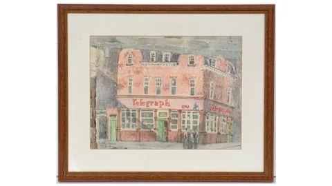 Charlie Rogers, Telegraph Pub Newcastle, watercolour