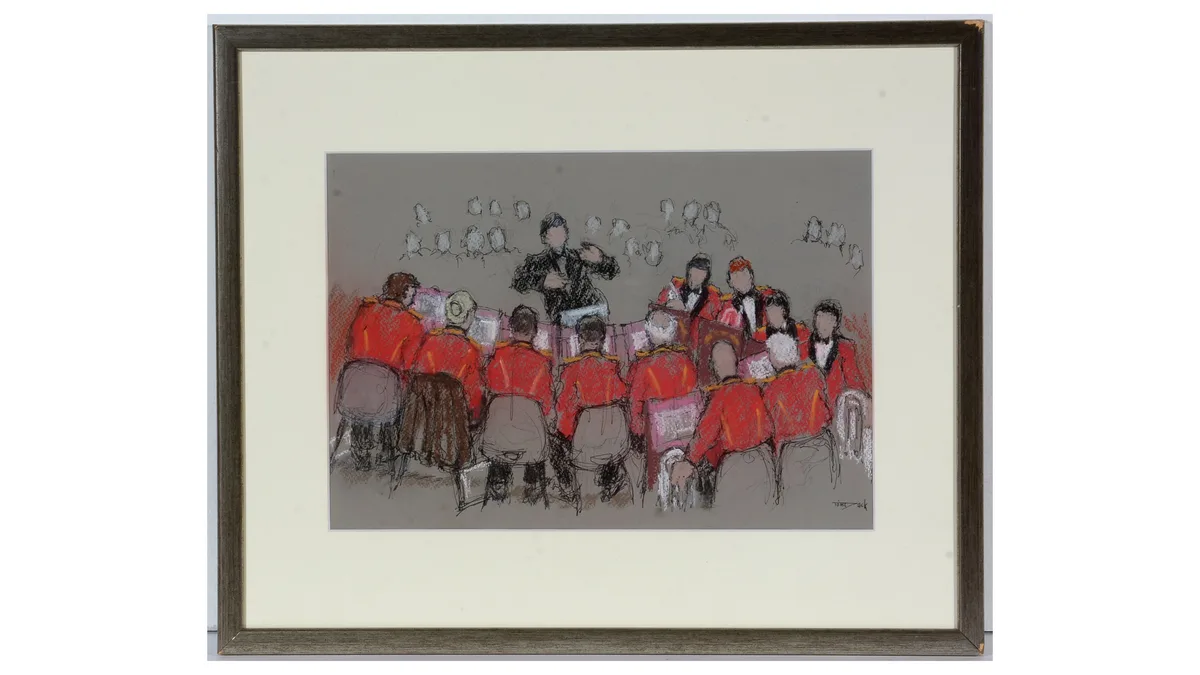 Tom Dack, The Rehearsal, mixed media