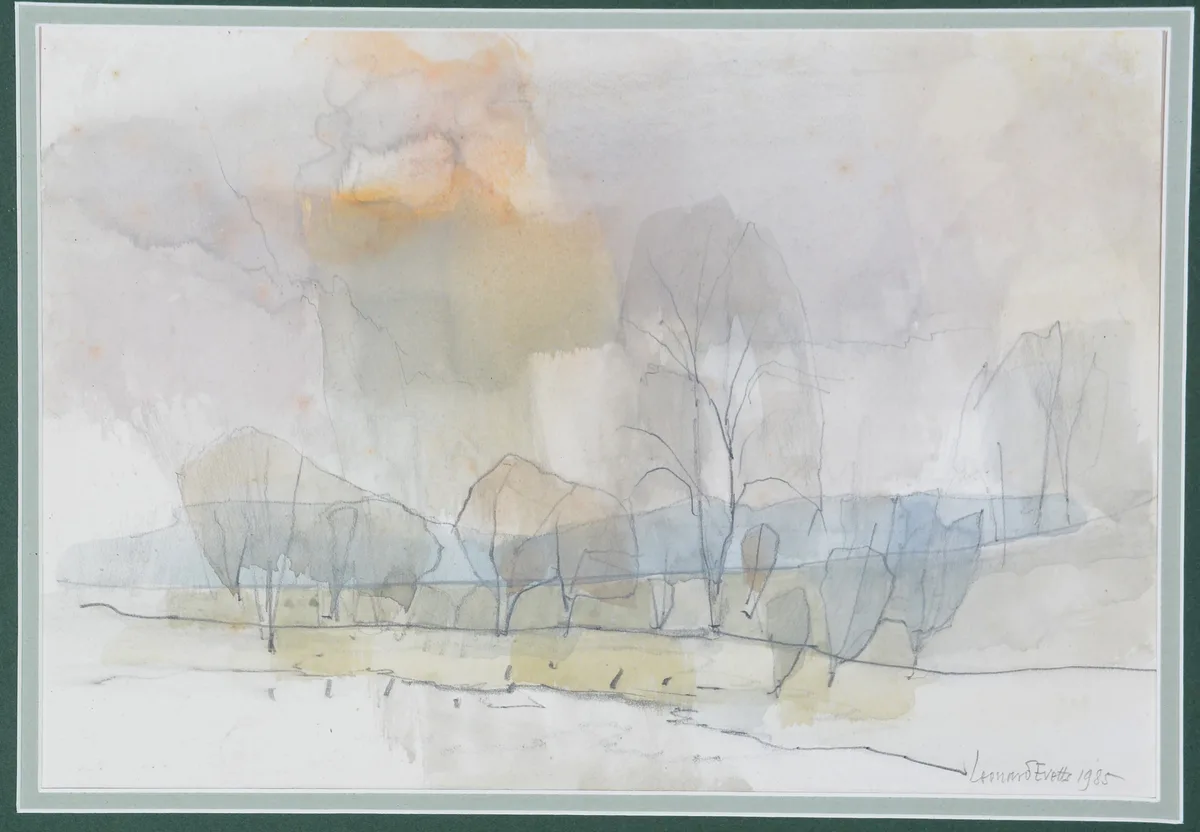 Leonard Charles Evetts, The Four Seasons, watercolour