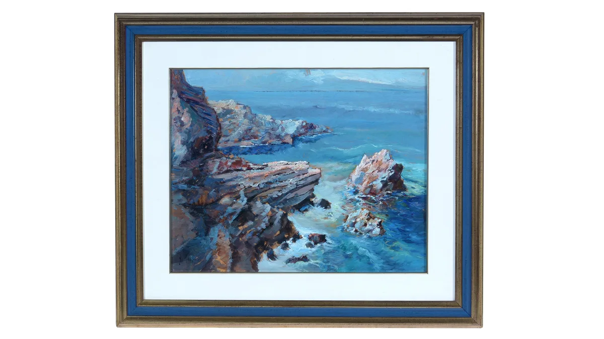 Volpe, Mediterranean Sea and Rocks, oil