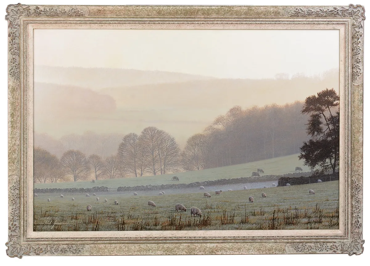 Paul James, Misty Morning, oil on canvas