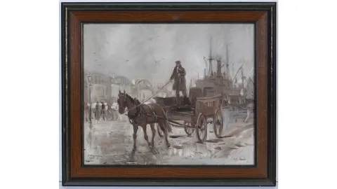 Cecil Peter Knox, The Drayman, oil on canvas