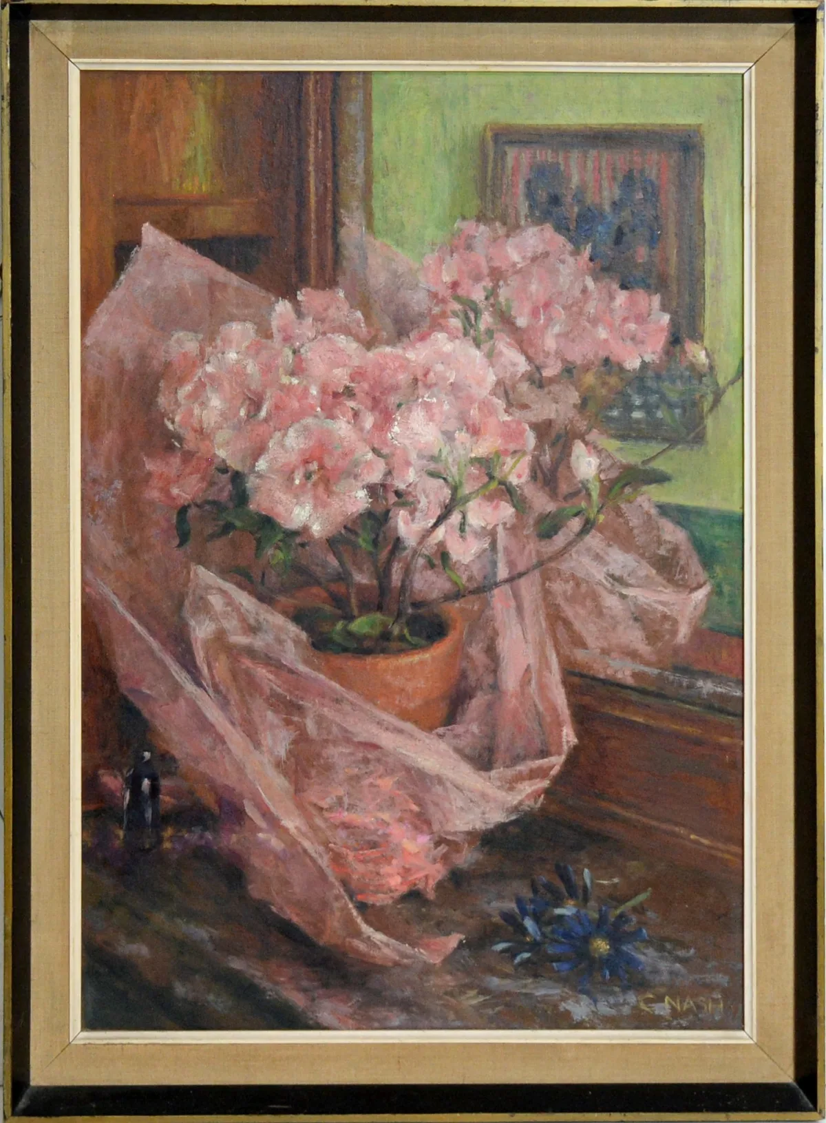Constance Nash, The Gift, oil on board